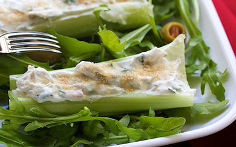 Gluten-Free Stuffed Celery Bites