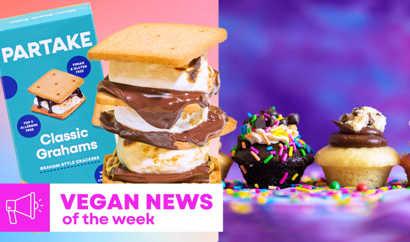 Vegan Food News of the Week: Oatly's Mother's Day Cupcakes, S'mores Grahams, and More