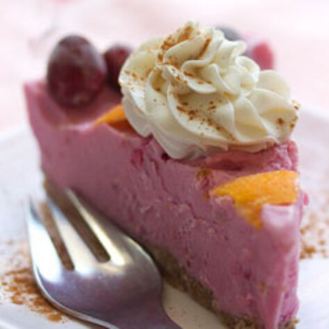 Gluten-Free Cranberry Orange Ice Cream Pie