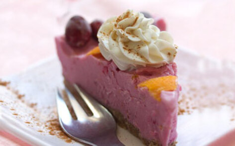 Gluten-Free Cranberry Orange Ice Cream Pie