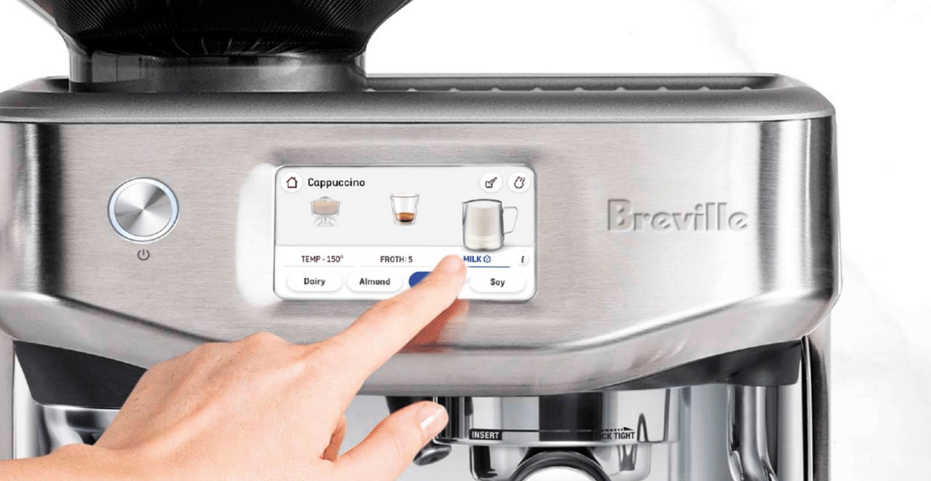 VegNews.EspressoMachineVeganMilk1.Breville