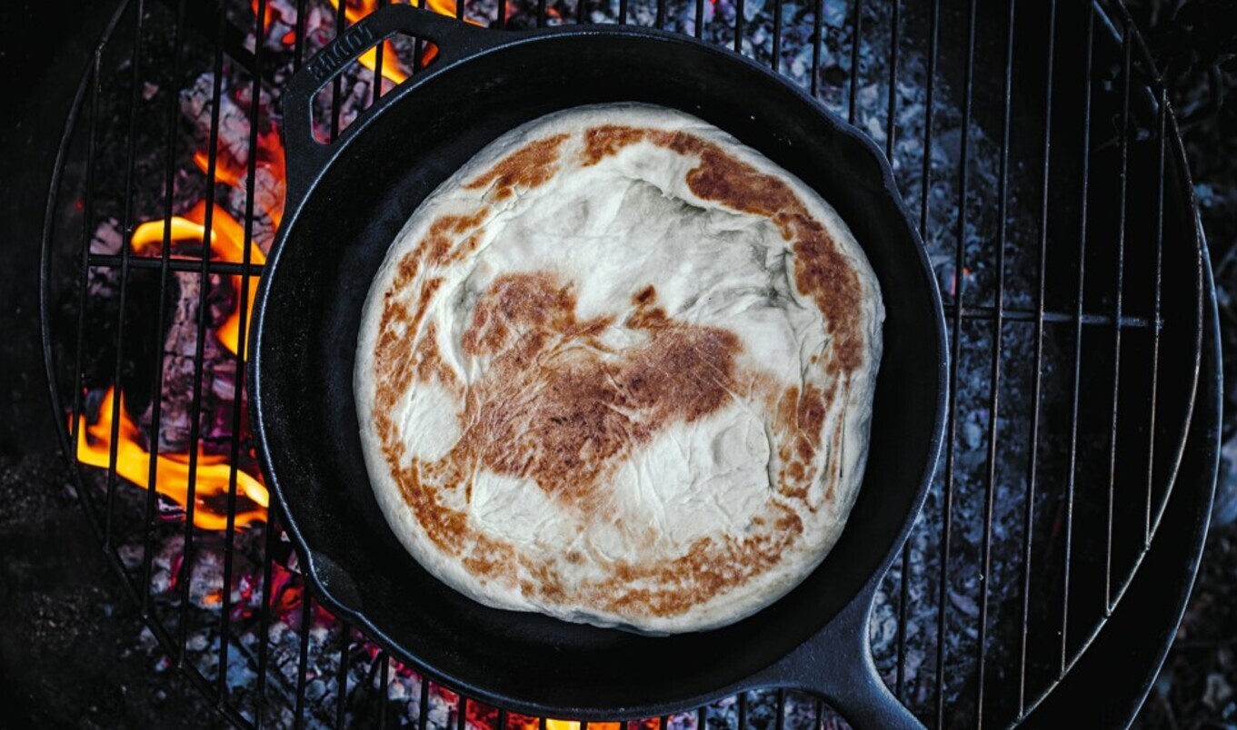 Easy Outdoor Skillet Bread
