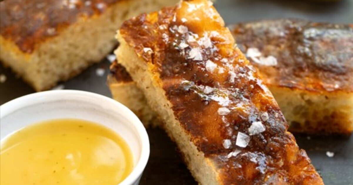 Salty, Yeasted Vegan Pretzel Focaccia | VegNews