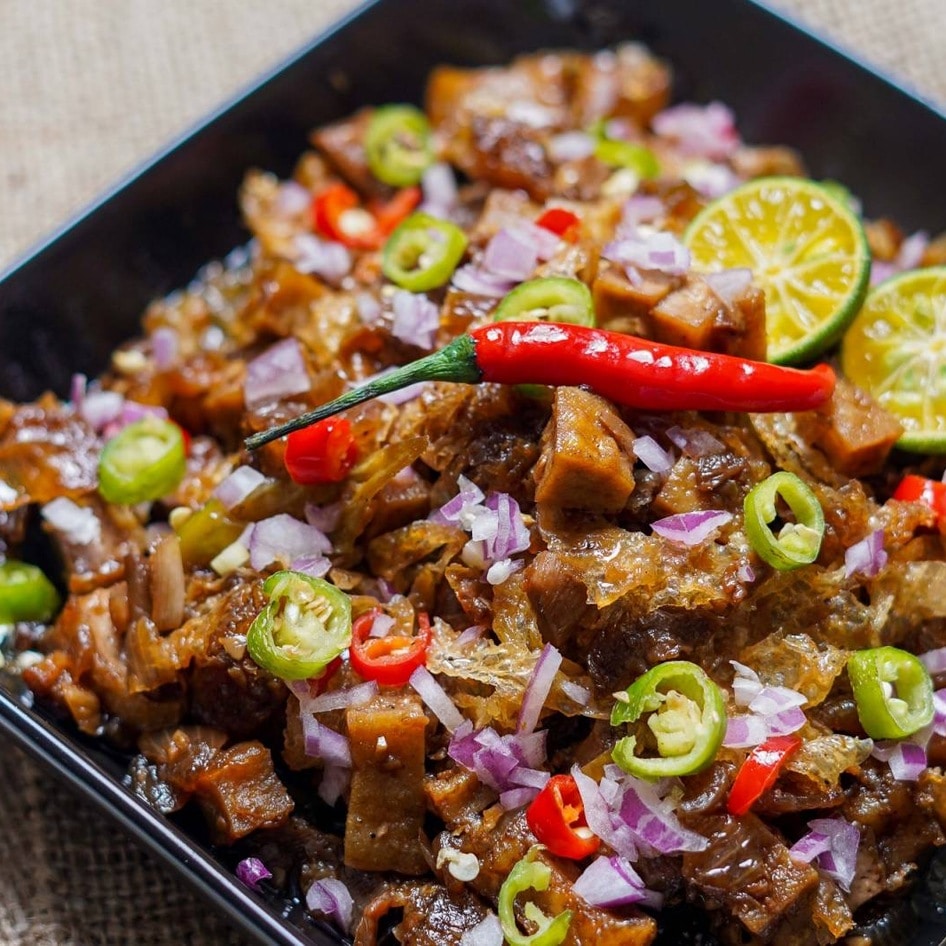 Vegan Filipino Tofu and Mushroom Sisig