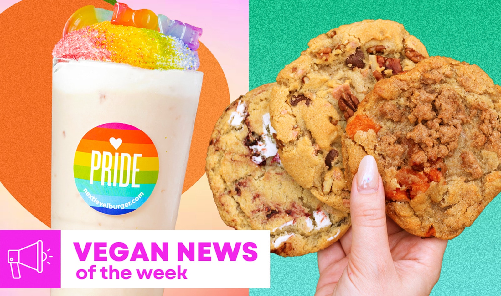 Vegan Food News of the Week: Juneteenth Cookies, Peach Pride Shake, and More