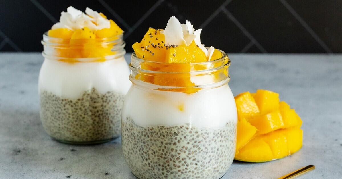 Sweet Mango Chia Seed Pudding | VegNews