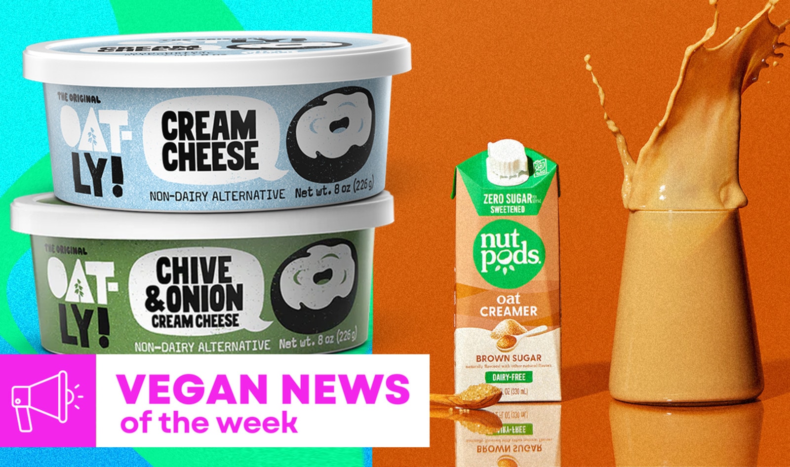 Vegan Food News of the Week: Oatly Cream Cheese, Oat Brown Sugar Creamer, and More