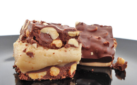 Chocolate Peanut Maple Bars