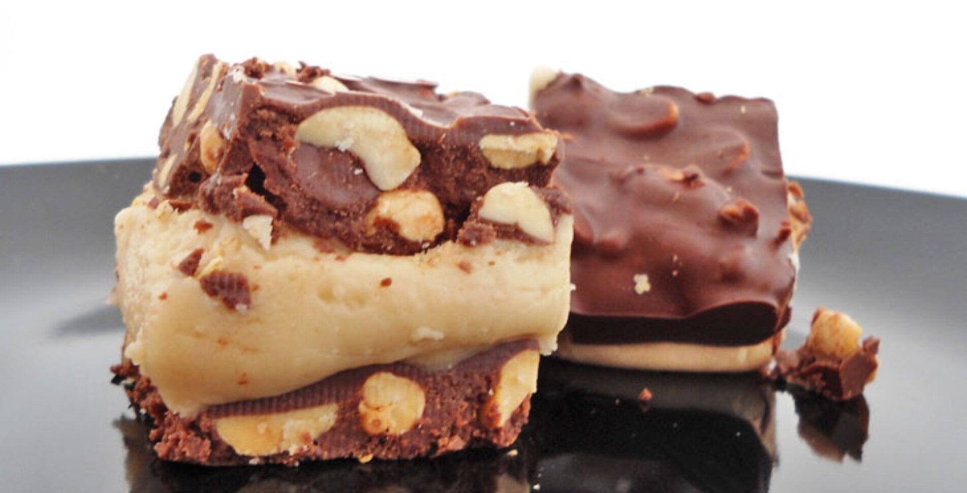 Decadent Vegan Chocolate Peanut Butter Maple Bars