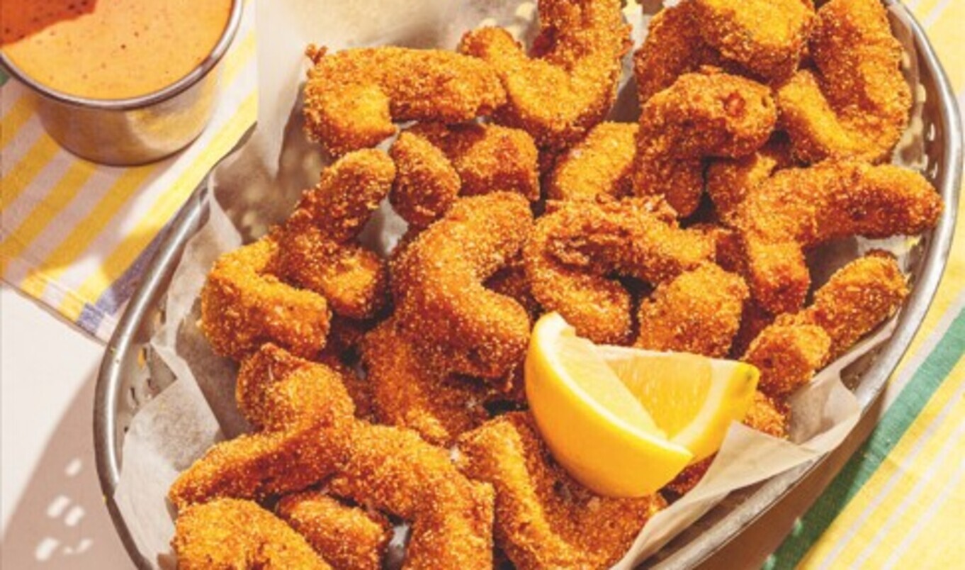 Plant-Based Cajun-Fried Shrimp With Rémoulade Sauce