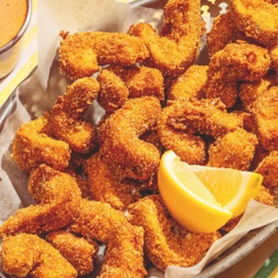 Vegan Cajun Fried Shrimp
with Rémoulade