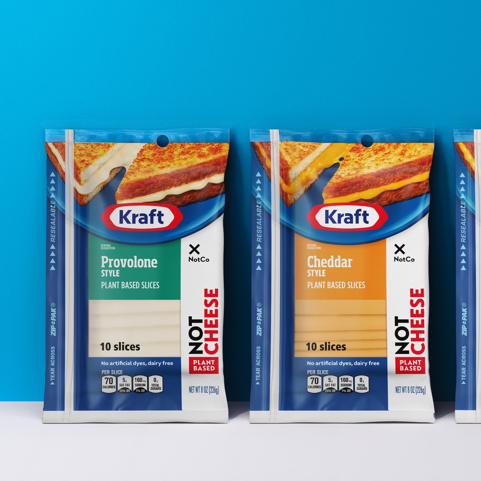 Kraft's First Vegan Cheese Singles Roll Out Nationwide in These 3 Flavors