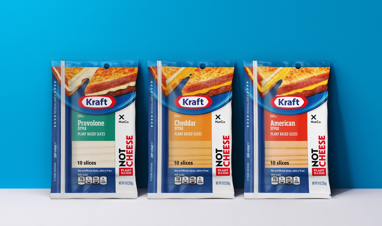 Kraft's First Vegan Cheese Singles Roll Out Nationwide in These 3 Flavors
