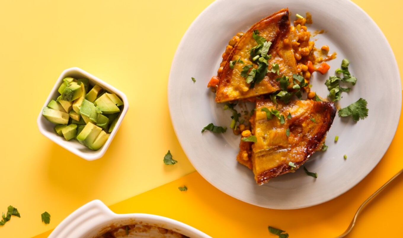 Vegan Pastelón Puerto Rican Sweet Plantain Lasagna