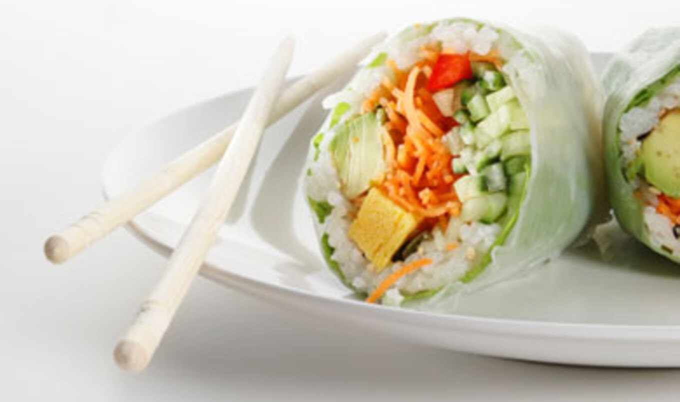 Fresh Vegan Spring Rolls