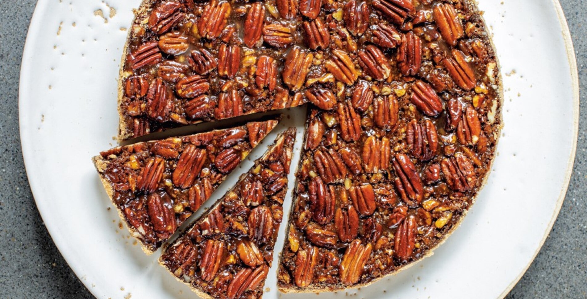 Vegan Pecan Maple Pie With Shortbread Crust