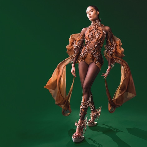 Inspired By Its Vegan Ice Cream, Magnum Just Debuted a Dress Made From Cocoa Husks