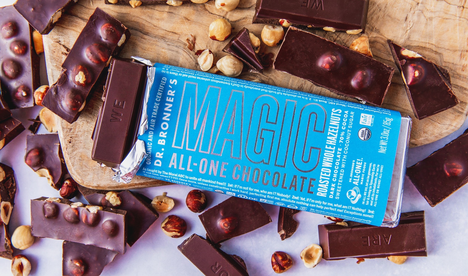 Dr. Bronner's Makes Vegan Chocolate Like It Makes Soap: Sustainably