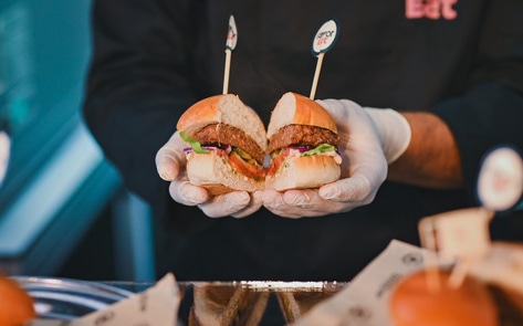 Vegan Turkey Burgers Are Having a Moment. Do You Want Yours 3D-Printed or from Trader Joe's?
