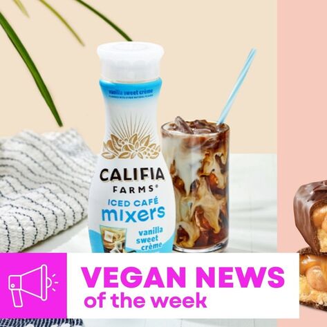 Snickers Copycat, Cold-Brew Creamers, and More Vegan Food News of the Week