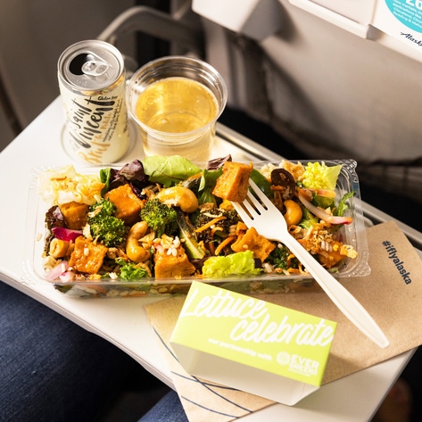 Alaska Airlines' New "Soy Meets World" Vegan Meal Celebrates the Best of Summer 