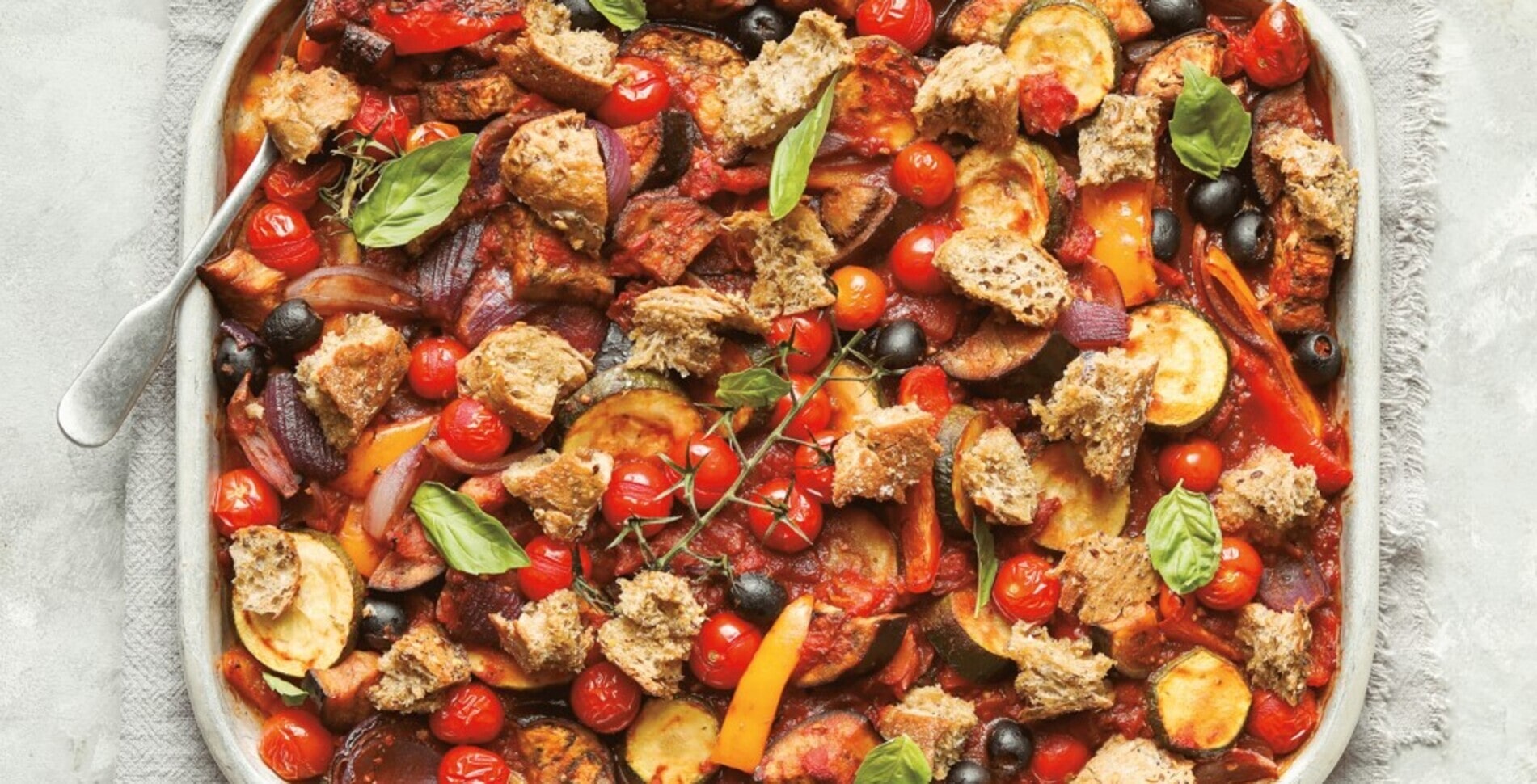 Easy Italian Vegetable Sheet Pan Bake