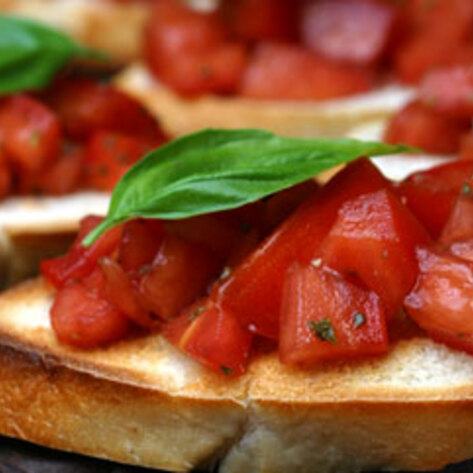 Tomato-Basil Crostini