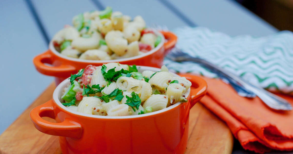 Creamy Pasta Salad With Fresh Herbs | VegNews