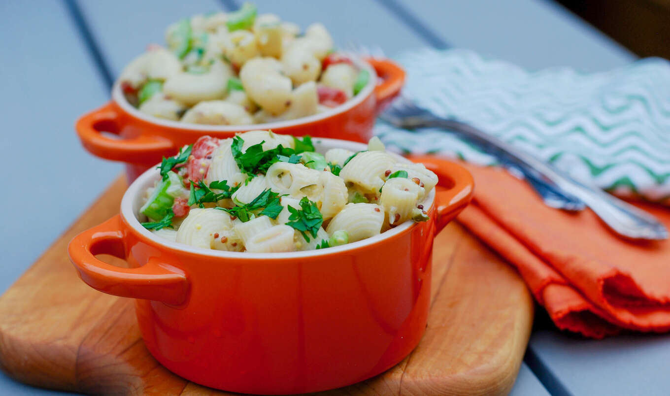 Creamy Pasta Salad With Fresh Herbs