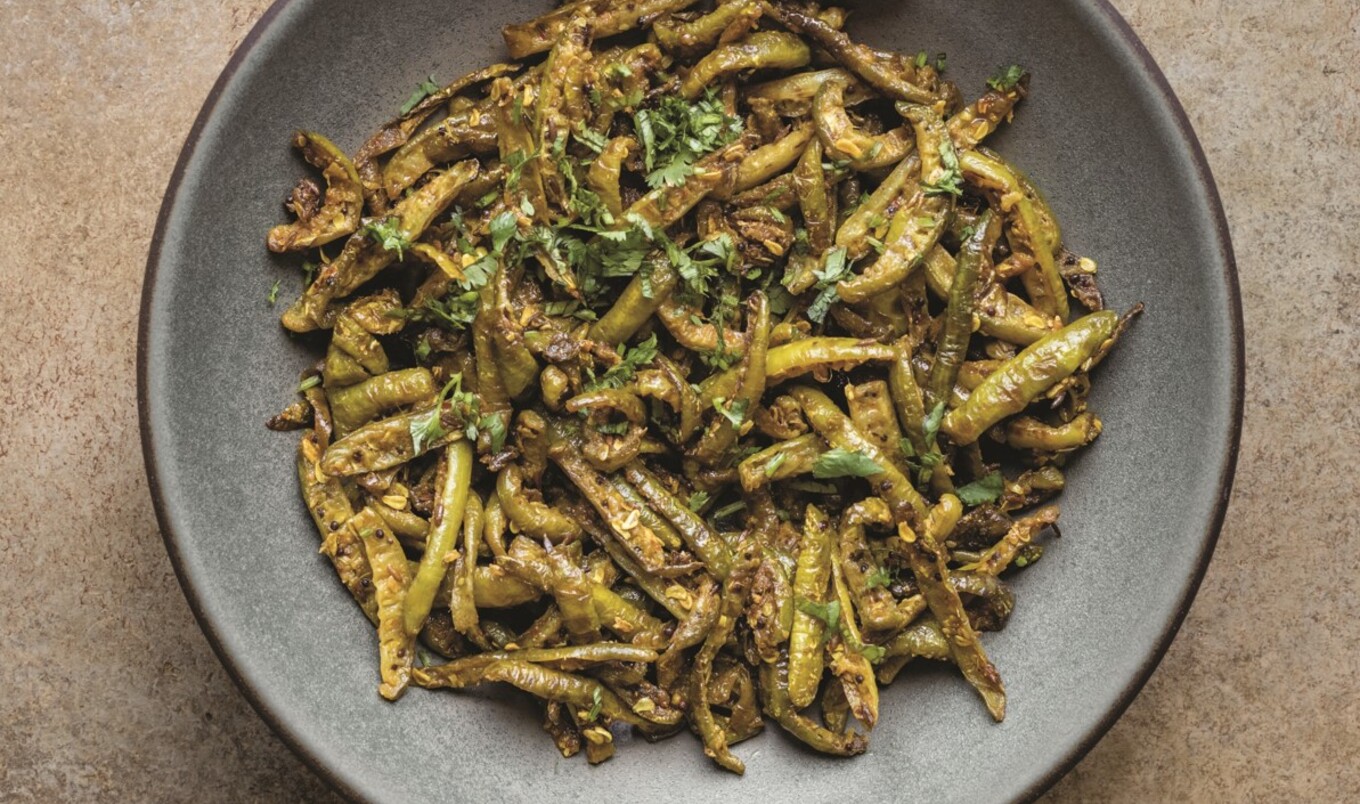 Vegan Indian Tindorā (Spiced Stir-Fried Ivy Gourd)