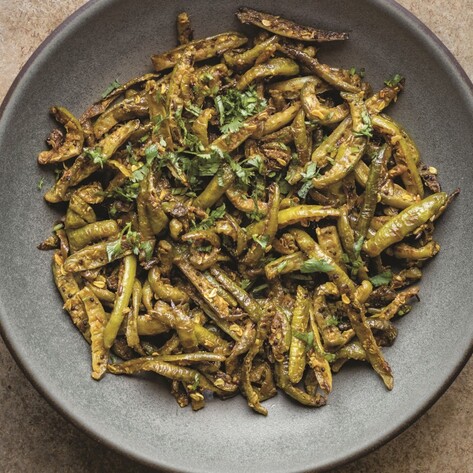 Vegan Indian Tindorā (Spiced Stir-Fried Ivy Gourd)