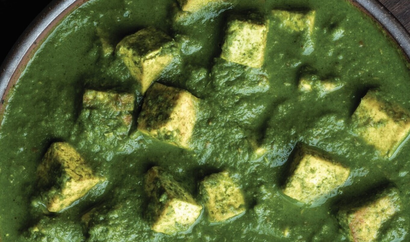 Spicy Spinach Chili Palak Tofu