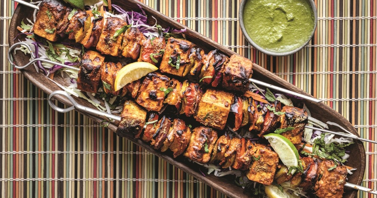 Tikka Tofu Skewers | VegNews