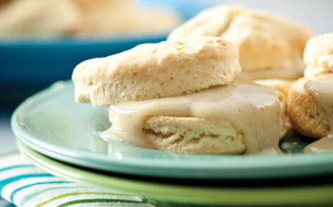 Biscuits and Creamy Sage Gravy