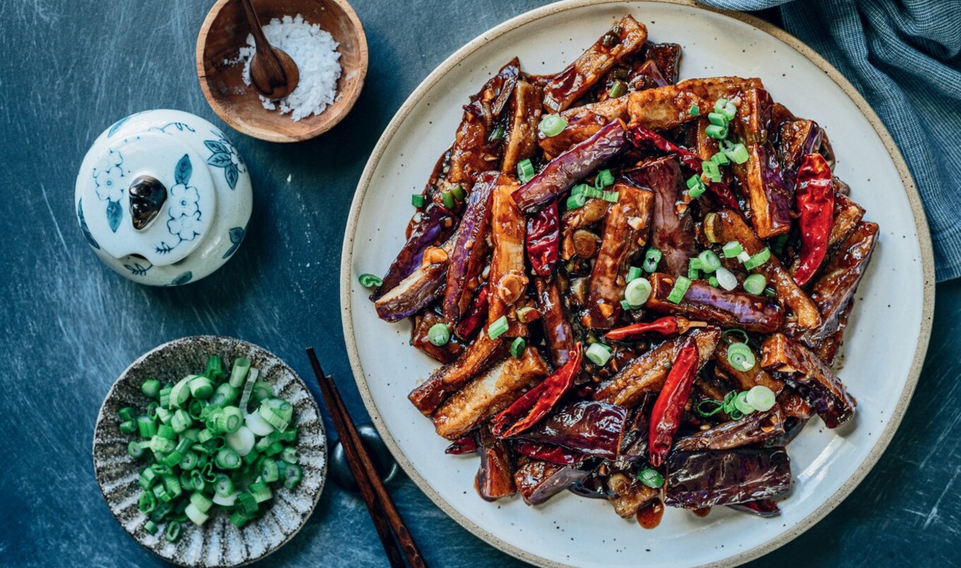 Vegan Sichuan Eggplant Stir-Fry With Sweet and Spicy Sauce