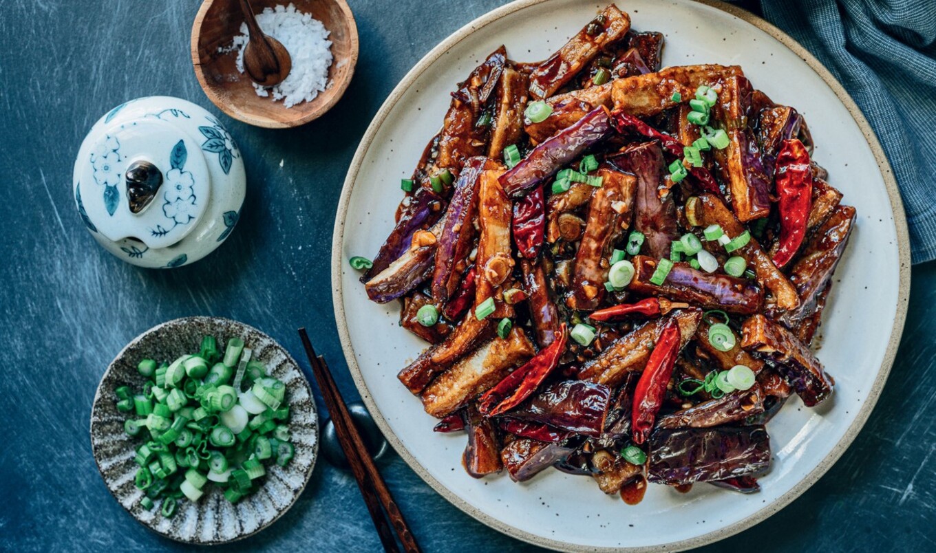 Vegan Sichuan Eggplant Stir-Fry With Sweet and Spicy Sauce