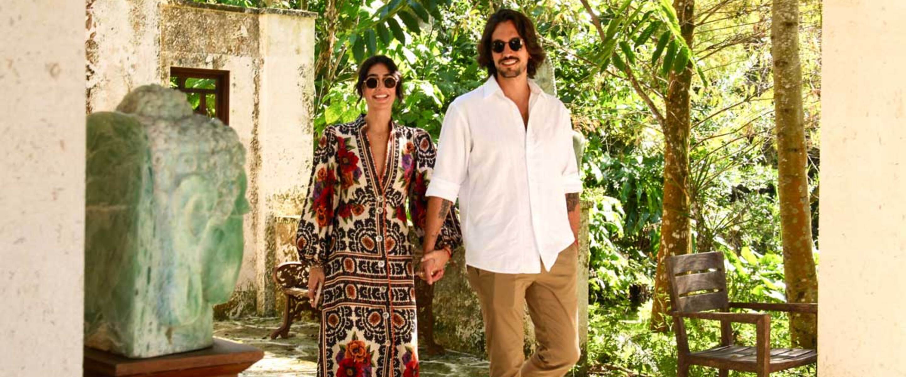 This Covid-Era Couple Celebrated Love With an Effortlessly Cool Vegan Wedding in a Miami Sanctuary