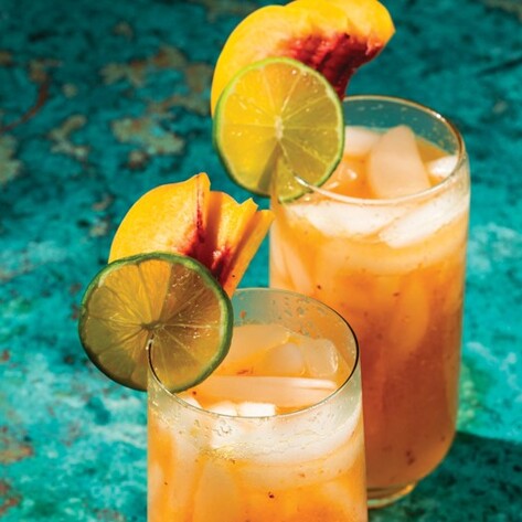 Peachy Bourbon Moscow Mule