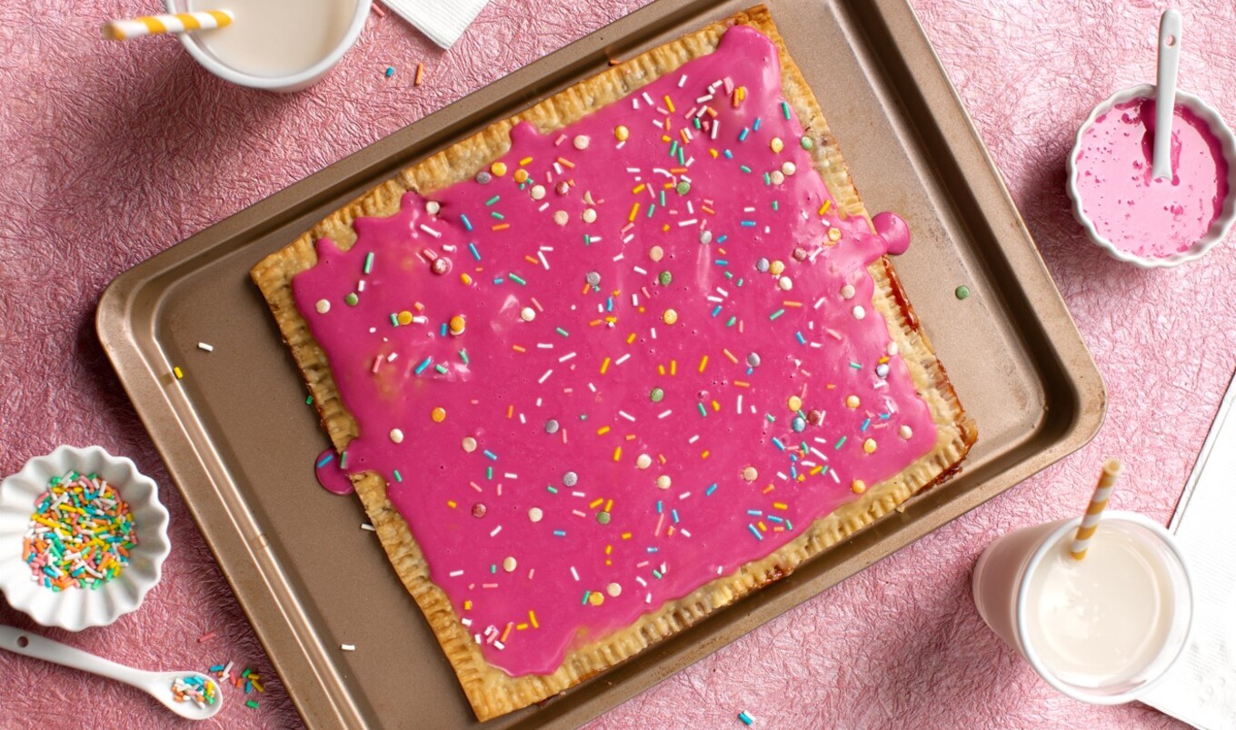 Super-Sized Fruity Vegan Pop Tart 