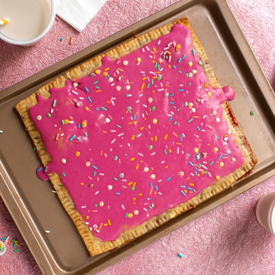 Super-Sized Fruity Vegan Pop Tart 