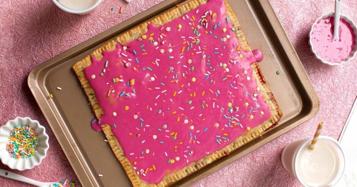 Super-Sized Fruity Vegan Pop Tart | VegNews