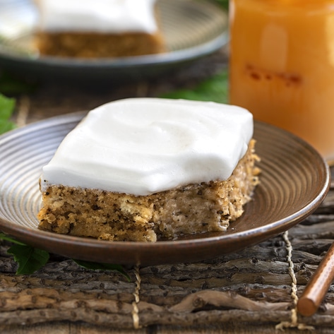 Vegan Thai Tea Sheet Cake With Whipped Coconut Cream