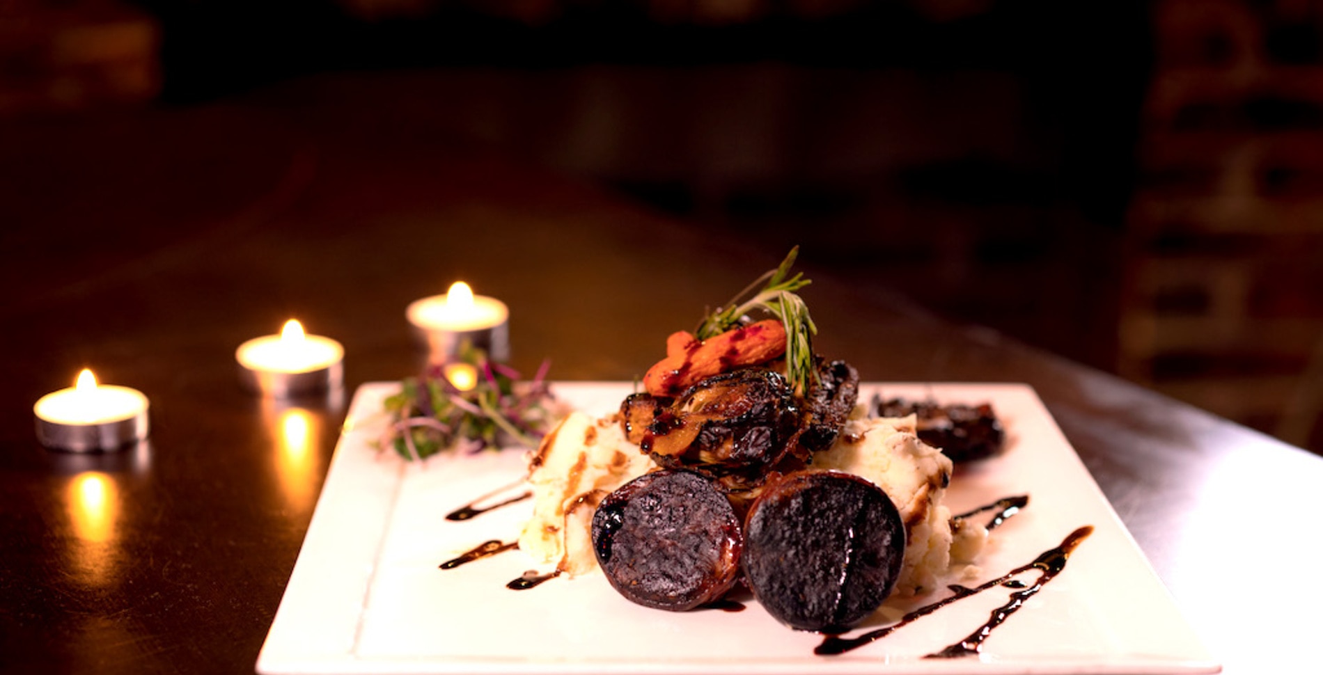 Herbed Vegetable Roast With Garlic Mashed Potatoes