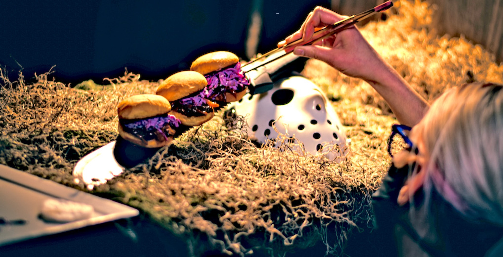 Vegan BBQ Pulled Mushroom Sliders