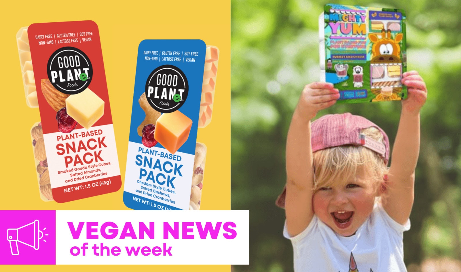 Cheese Snack Packs, Lunchables, and More Vegan Food News of the Week
