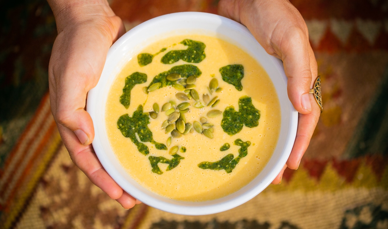 Gingery Butternut Squash Soup