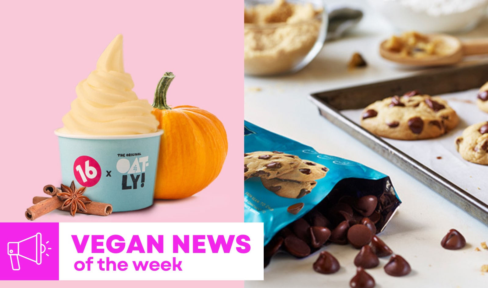 Ghirardelli Chocolate, Oatly's Pumpkin Soft Serve, and More Vegan Food News of the Week