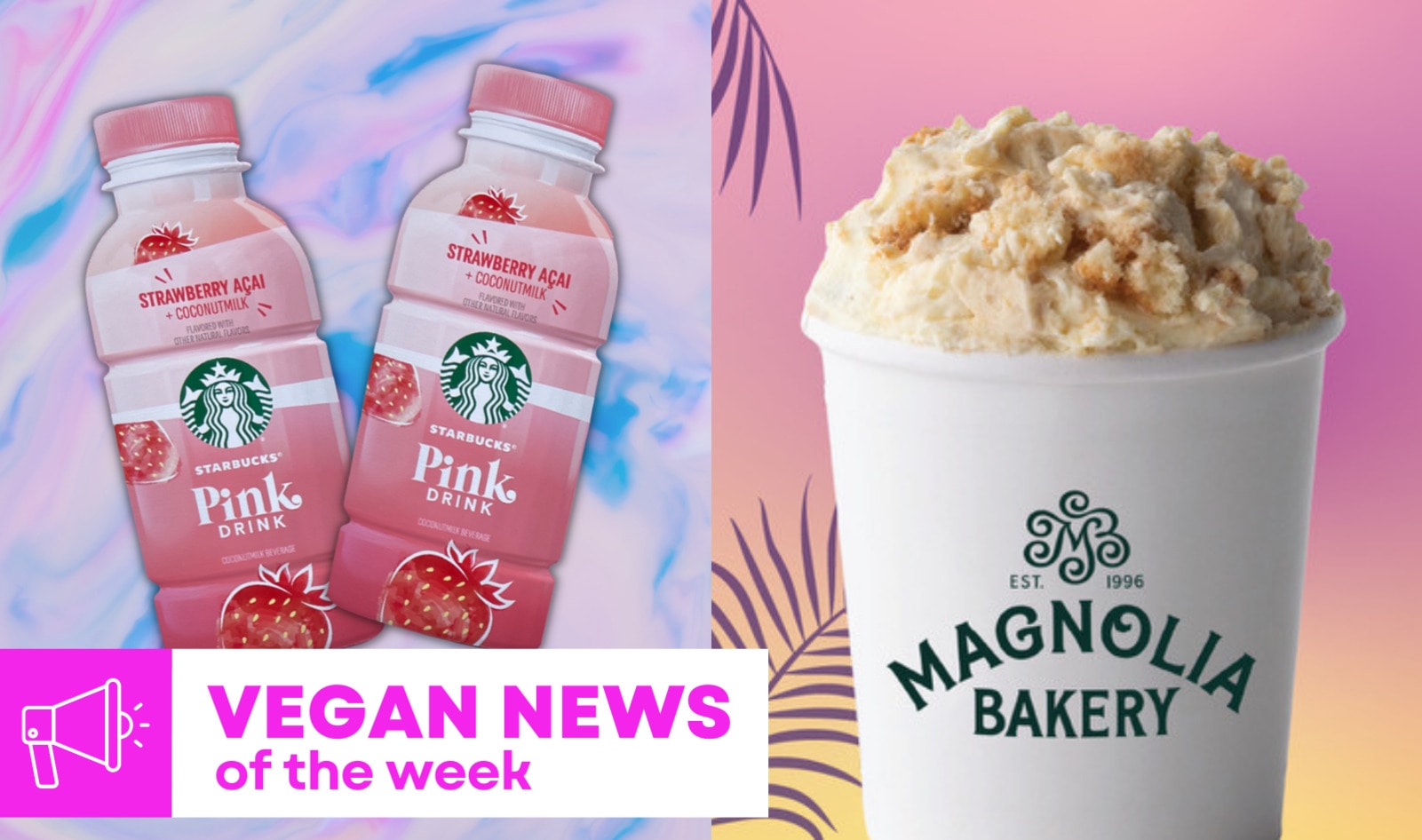 Starbucks Pink Drinks, 'Sex and the City' Pudding, and More Vegan Food News of the Week