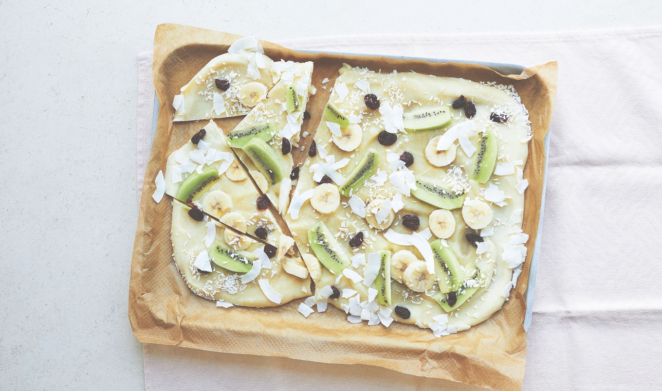 Fruity Vegan Frozen Yogurt Bark