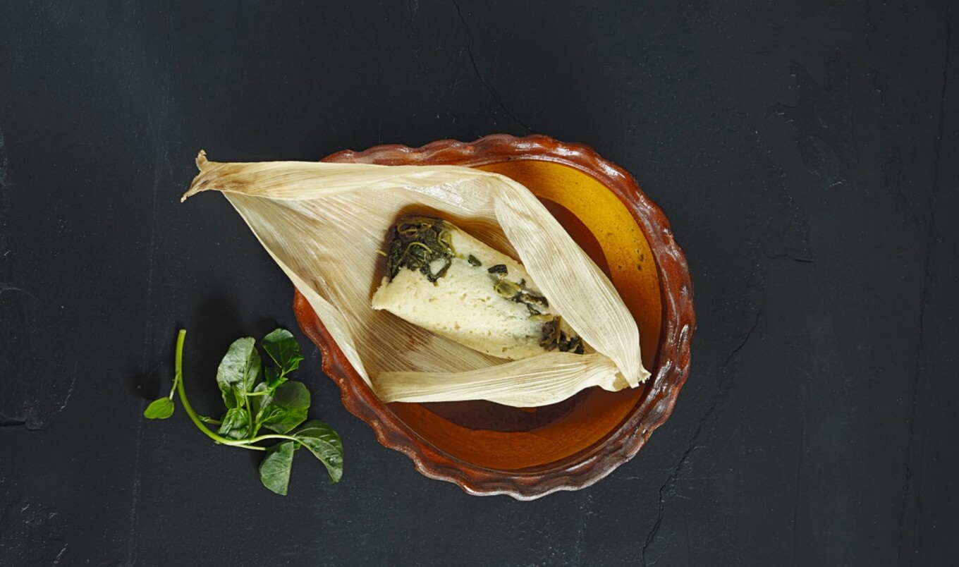 Vegetarian Banana Leaf Tamales Recipe